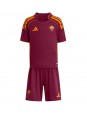 AS Roma Matias Soule #18 Replika Hemmakläder Barn 2025-26 Kortärmad (+ byxor)